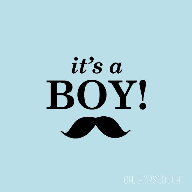 It's a boy