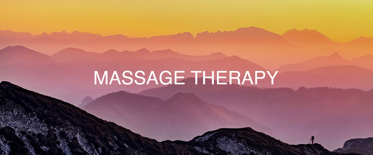 Massage Therapy Header